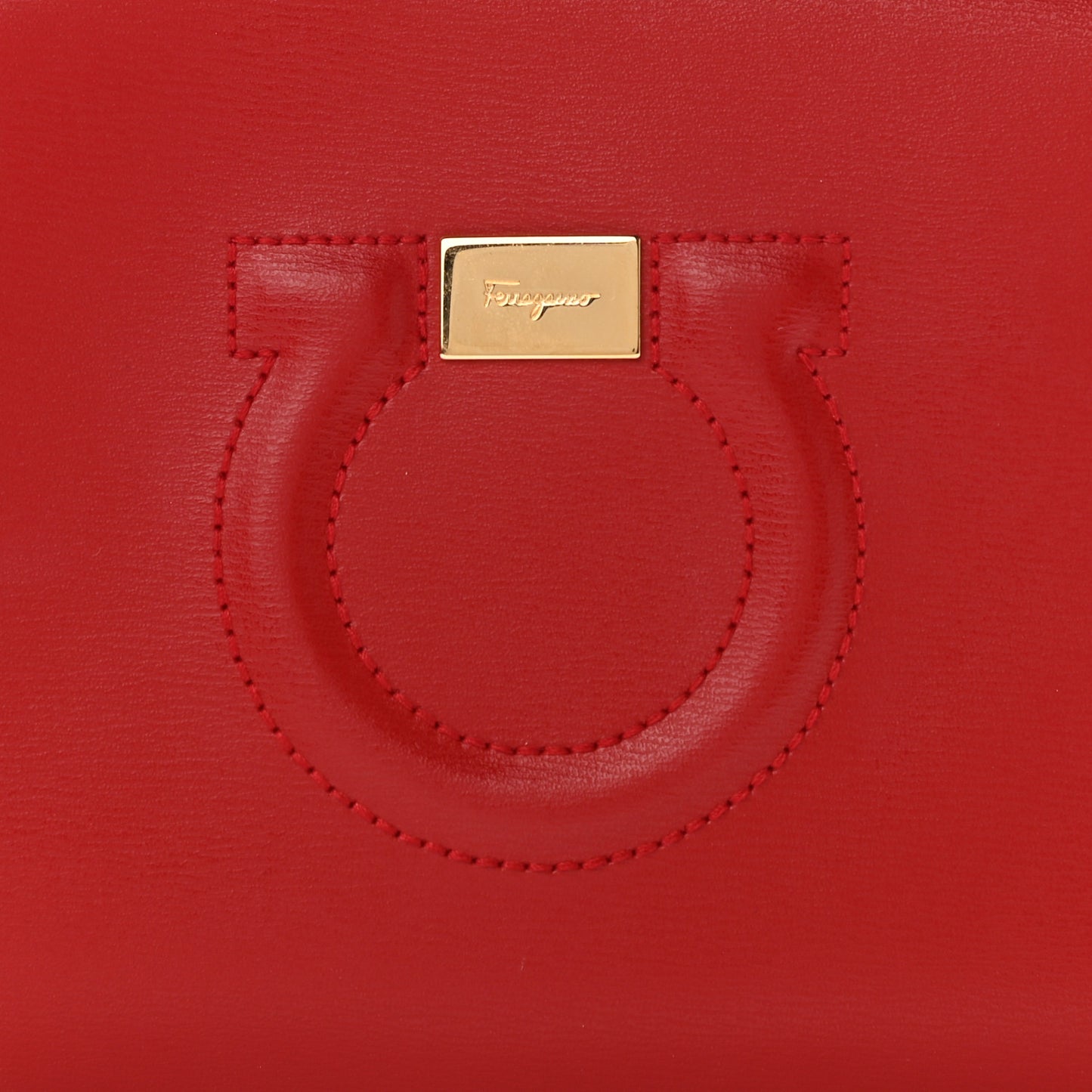 Calfskin City Goncho Crossbody Camera Bag Red
