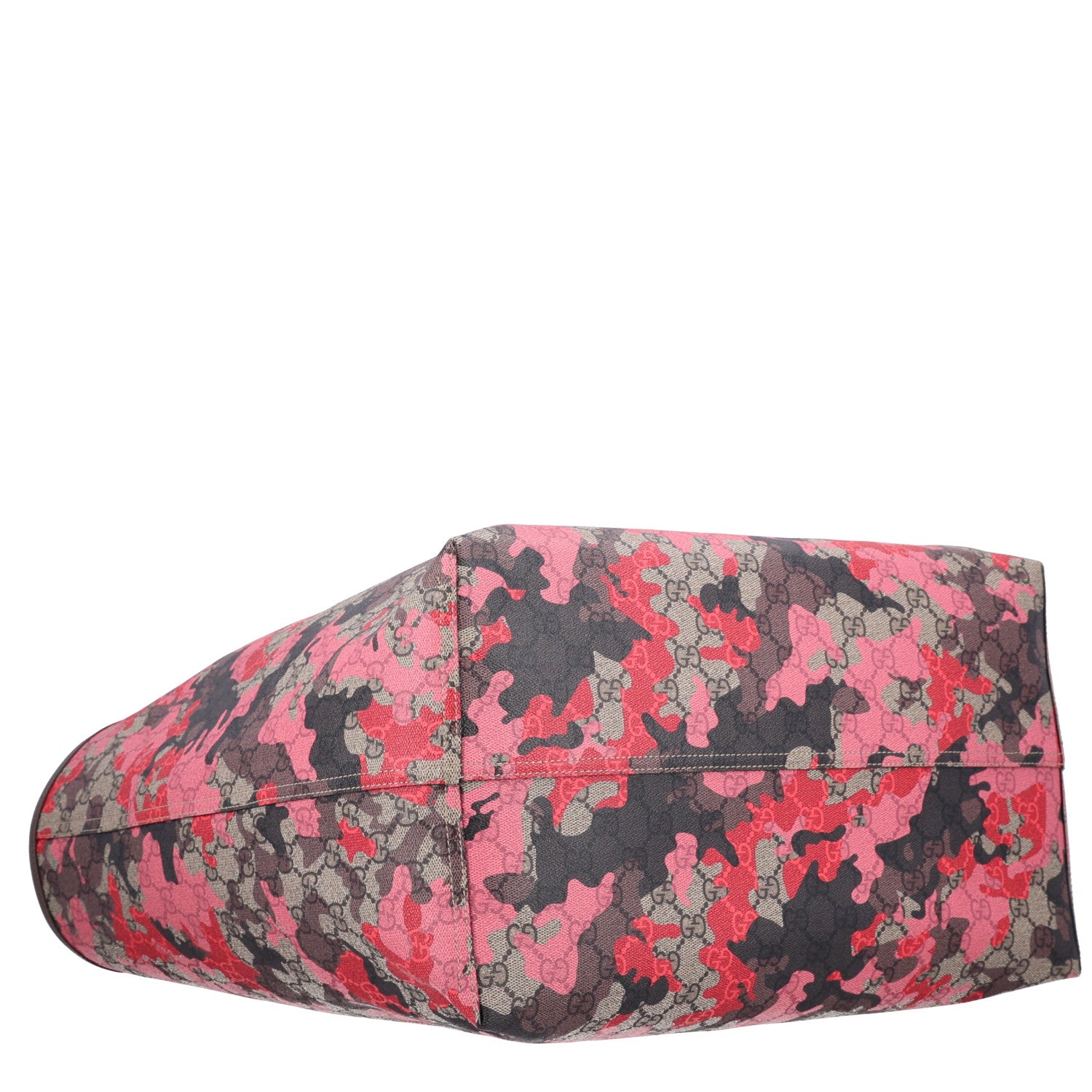 Gucci GG Supreme Monogram Camouflage Tote  Pink Red 4 of 10
