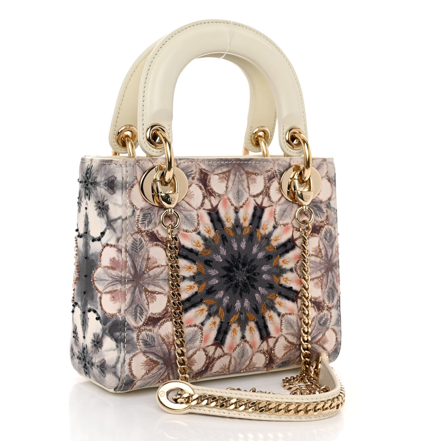 Christian Dior Calfskin Printed Mini KaleiDiorscopic Lady Dior Multicolor 3 of 11