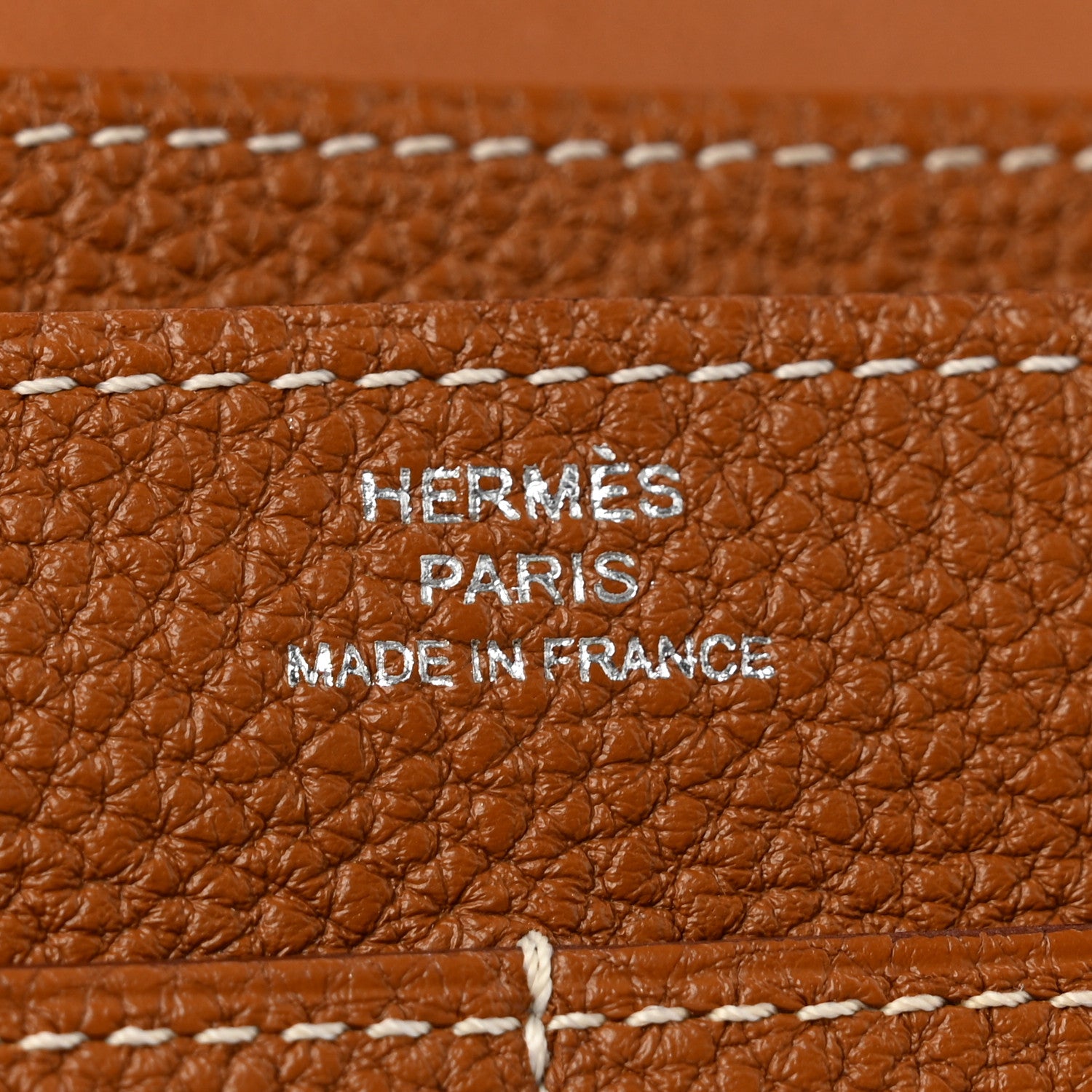 Hermes Togo Dogon Duo Wallet Gold 7 of 11