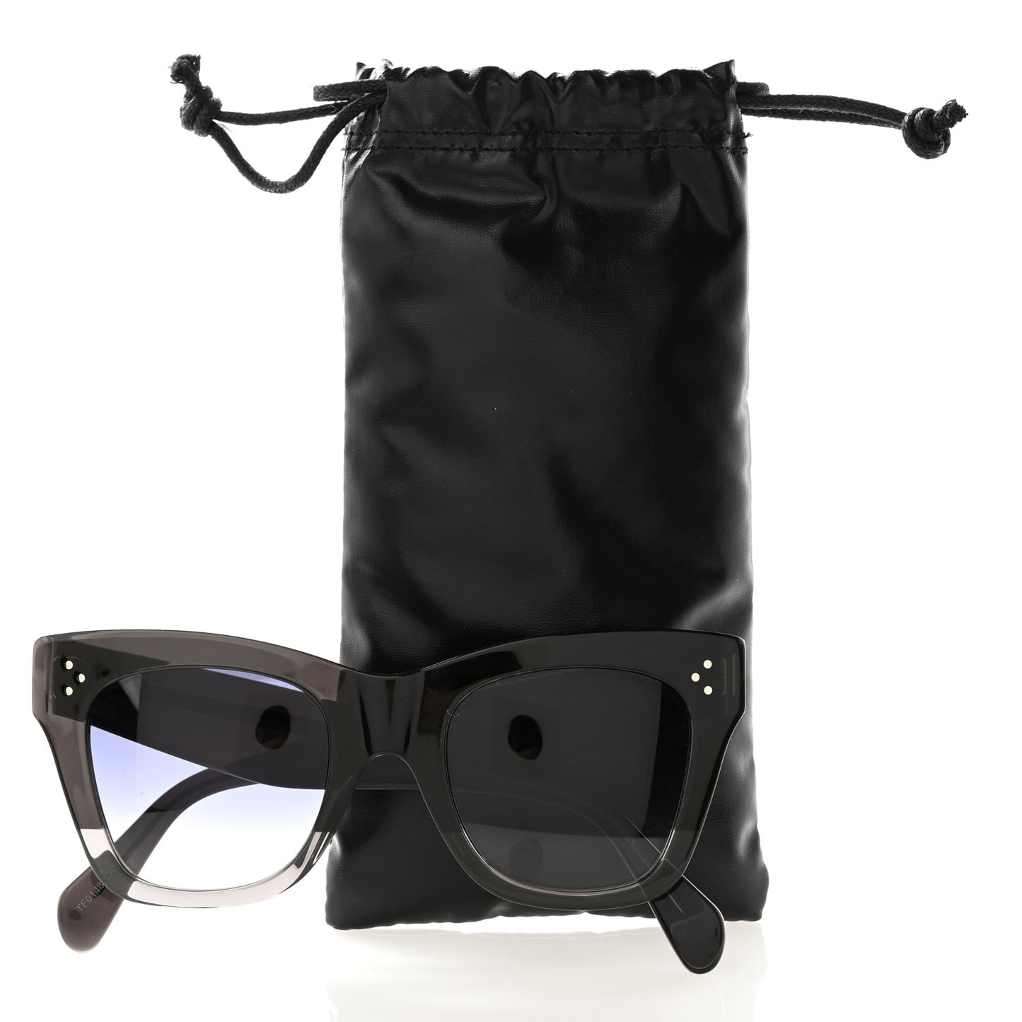 Acetate Cat Eye Sunglasses CL40004I Black