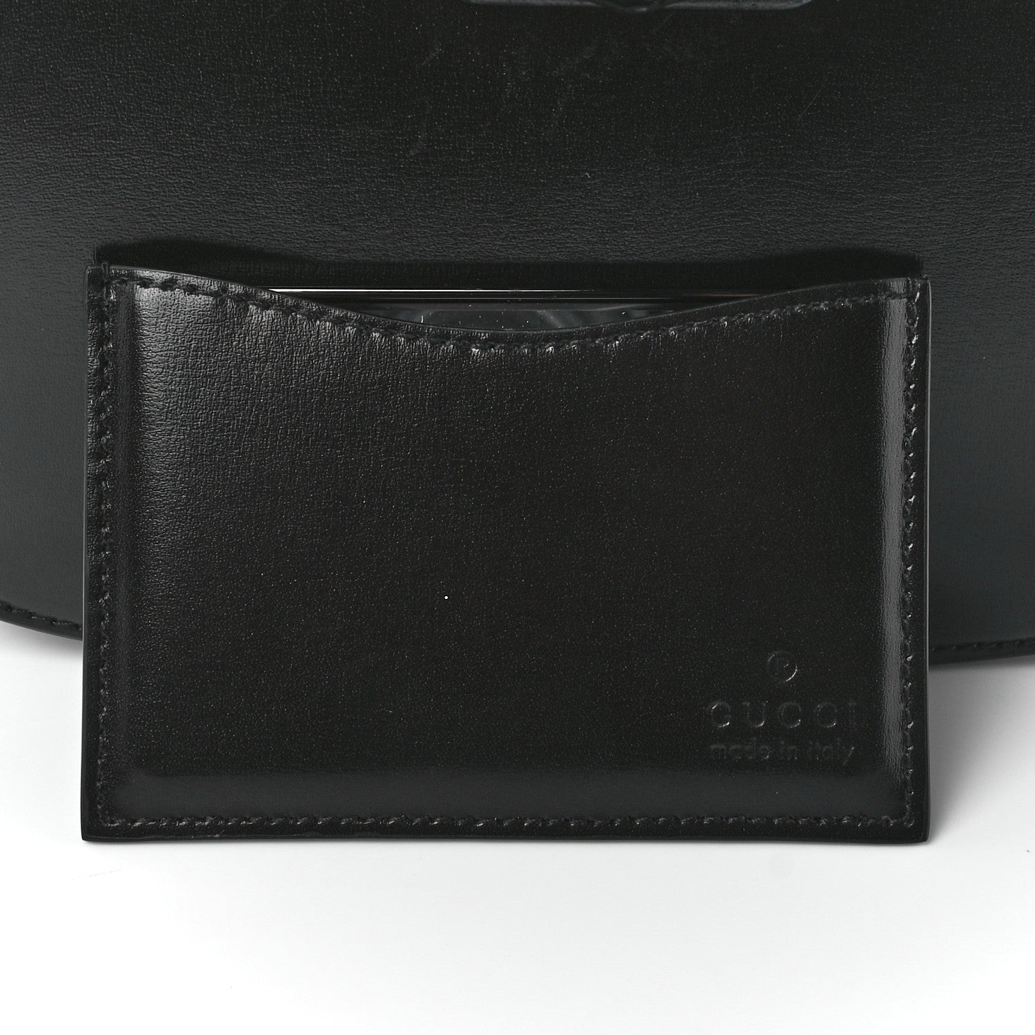 Gucci Boarded Dyana Lux Calfskin Web Monochrome Small Bamboo 1947 Top Handle Bag Black 9 of 13