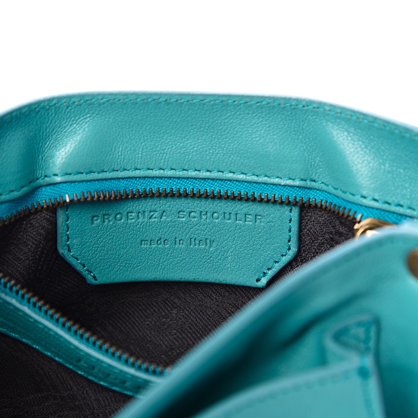 Lambskin PS1 Mini Pouch Messenger Bag Lagoon