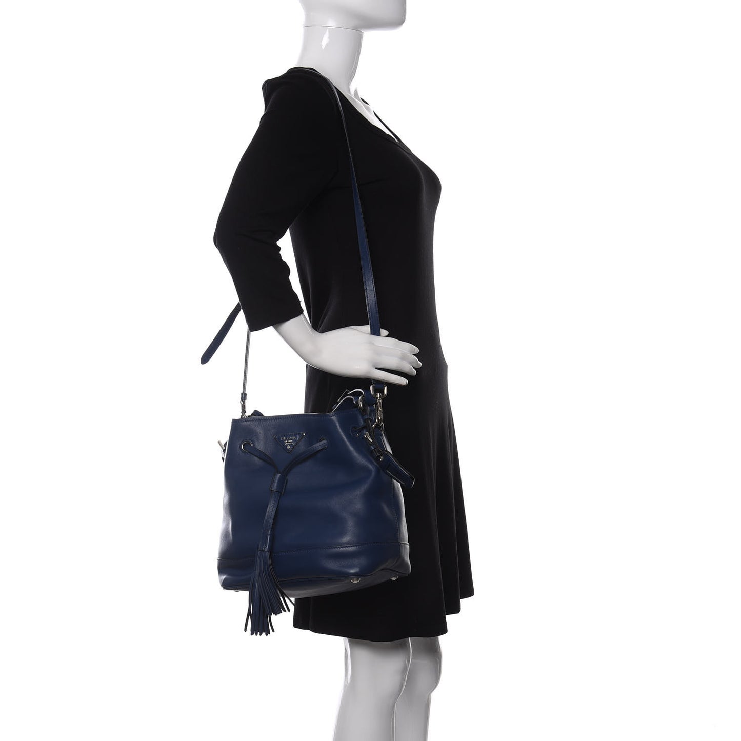 Soft Calfskin Bucket Bag Bleuette