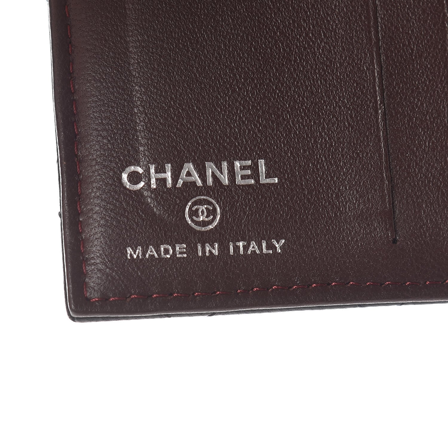 Chanel Lambskin Quilted Card Holder Wallet Black 6 of 8