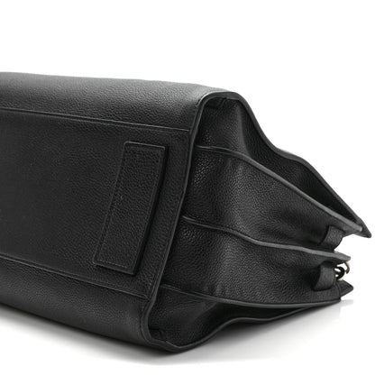 Saint Laurent Grained Calfskin Small Supple Sac De Jour Black 8 of 8