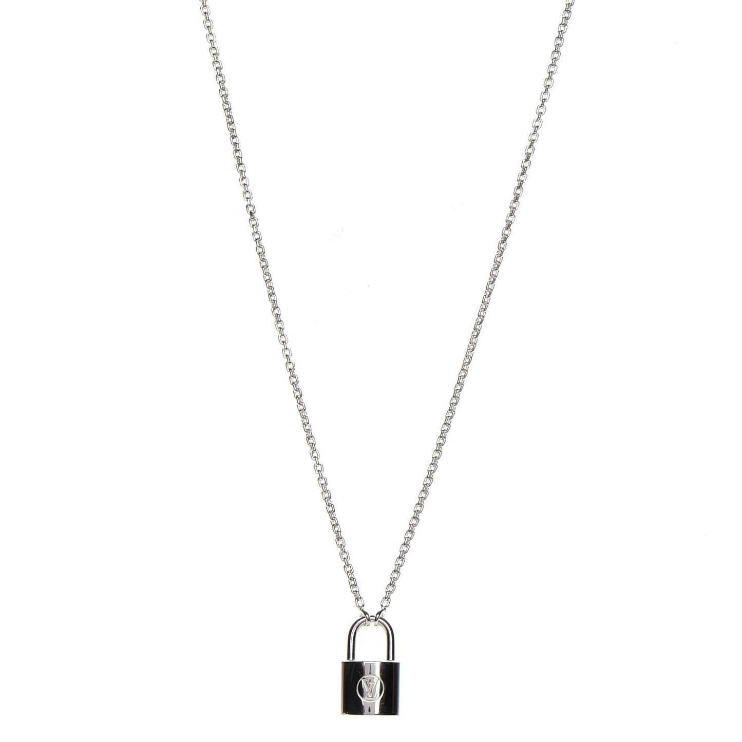 Sterling Silver Lockit Necklace