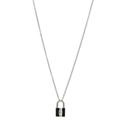Louis Vuitton Sterling Silver Lockit Necklace 1 of 6