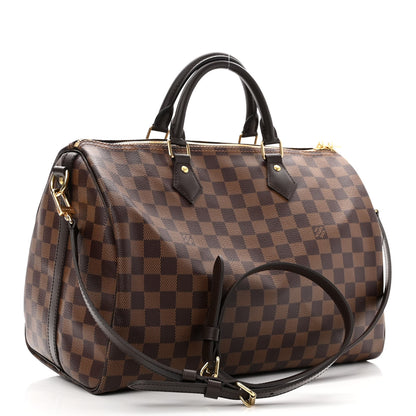 Louis Vuitton Damier Ebene Speedy Bandouliere 35 3 of 9