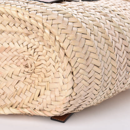 Loewe Raffia Basket Tote Bag Natural Tan 9 of 9