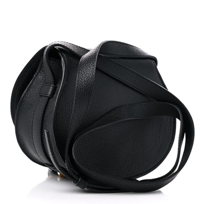 Chloe Grained Calfskin Small Marcie Saddle Bag Black 3 of 10