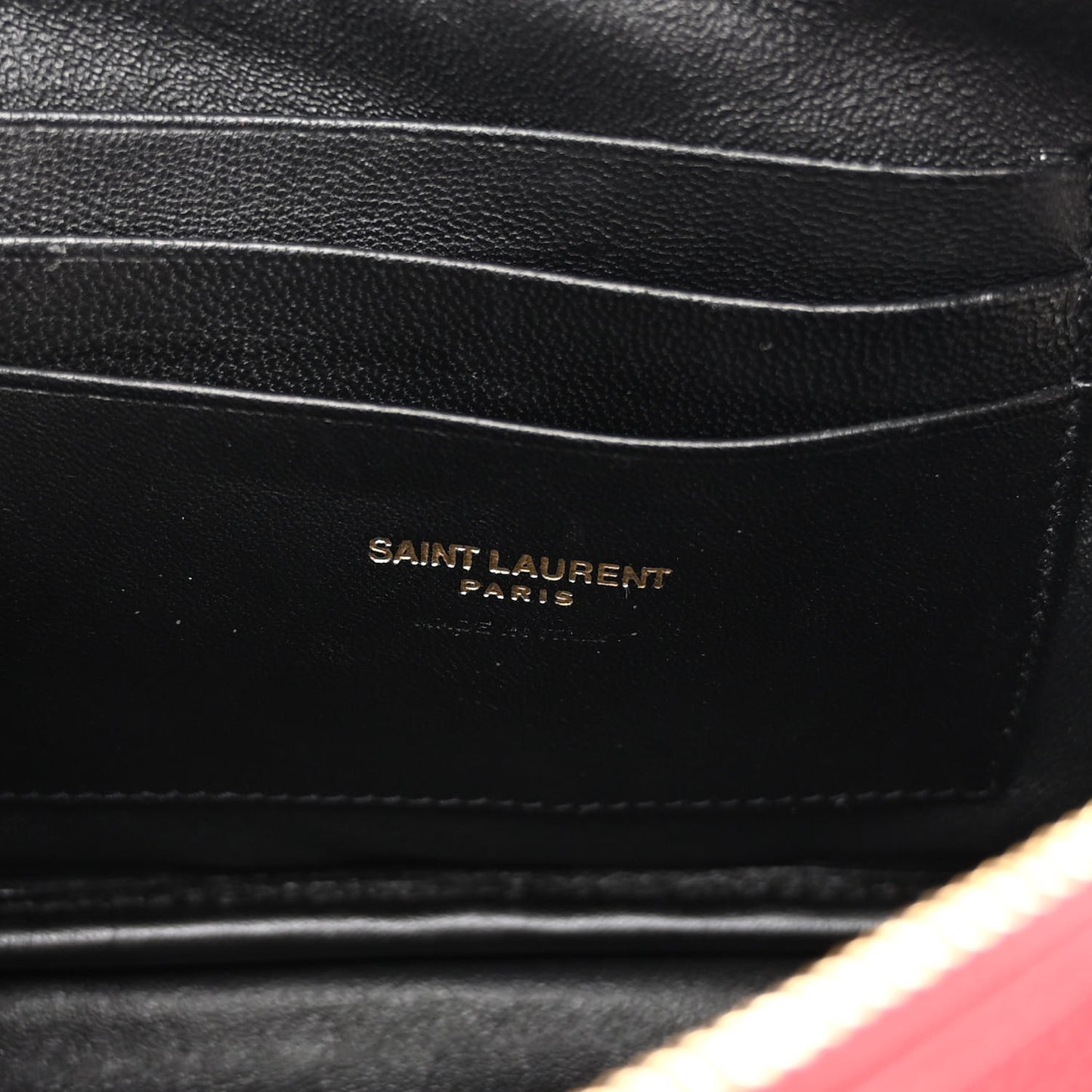 Grain De Poudre Matelasse Monogram Mini Lou Camera Bag Eros Red