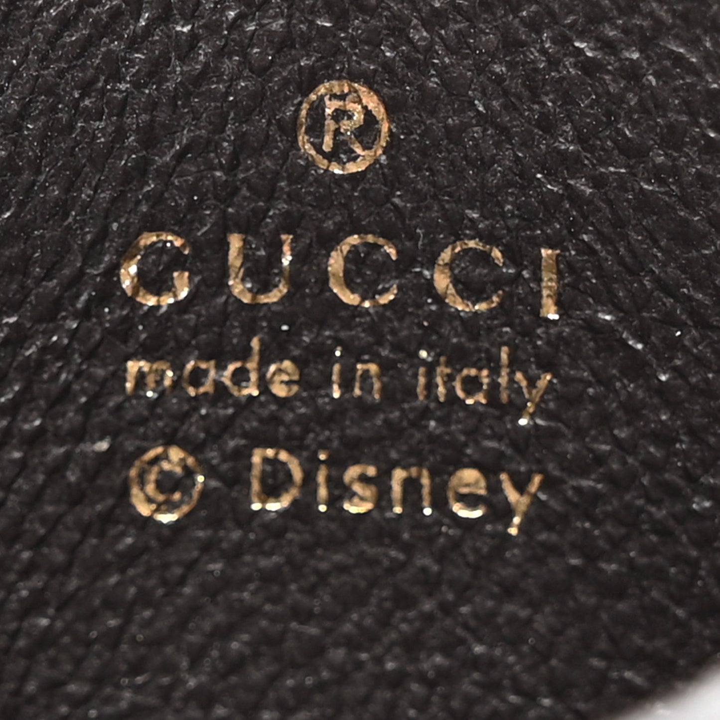 X DISNEY Mini Vintage GG Supreme Monogram Mickey Mouse Card Holder Beige Vintage Sun Oil