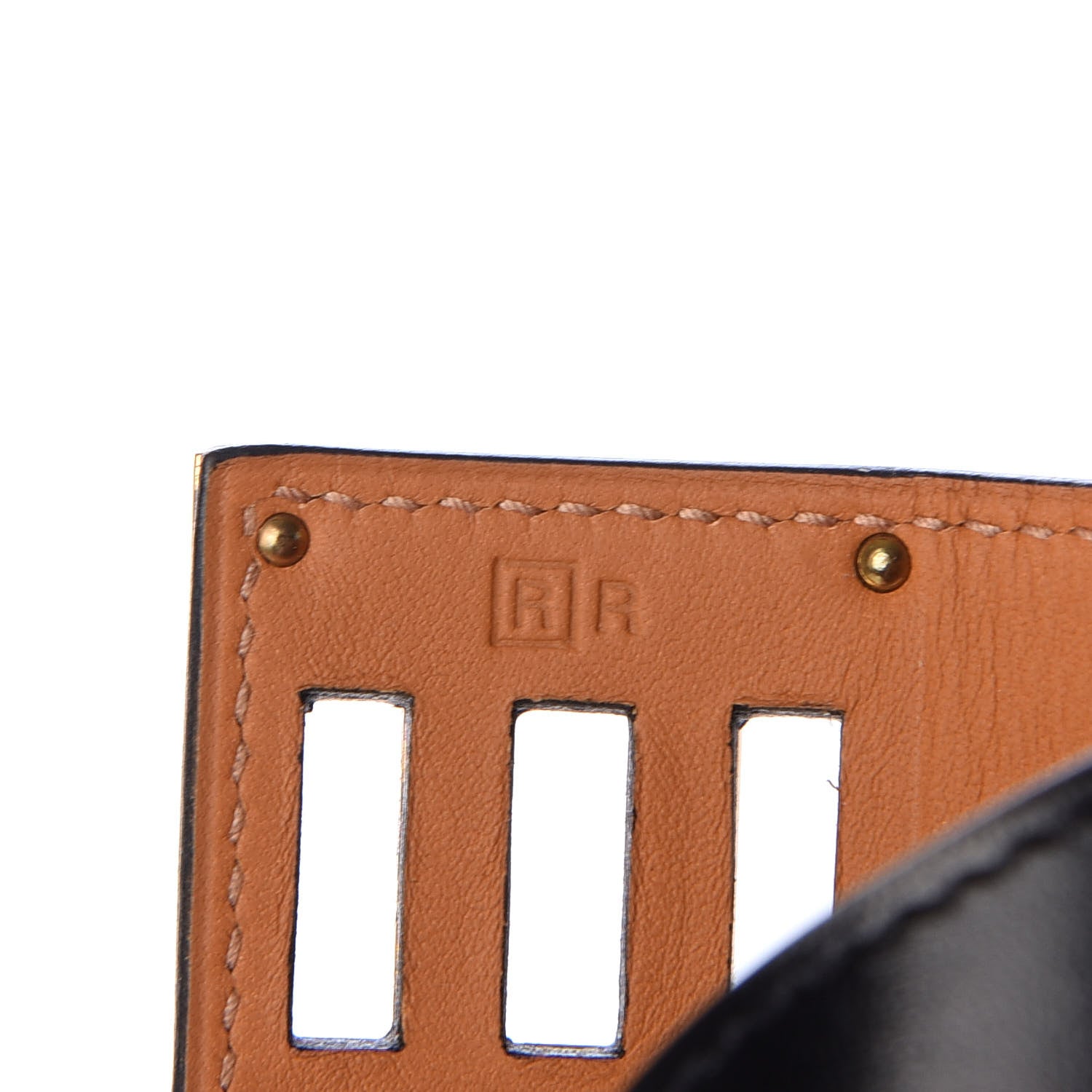 Hermes Box Kelly Dog Bracelet Black 6 of 7