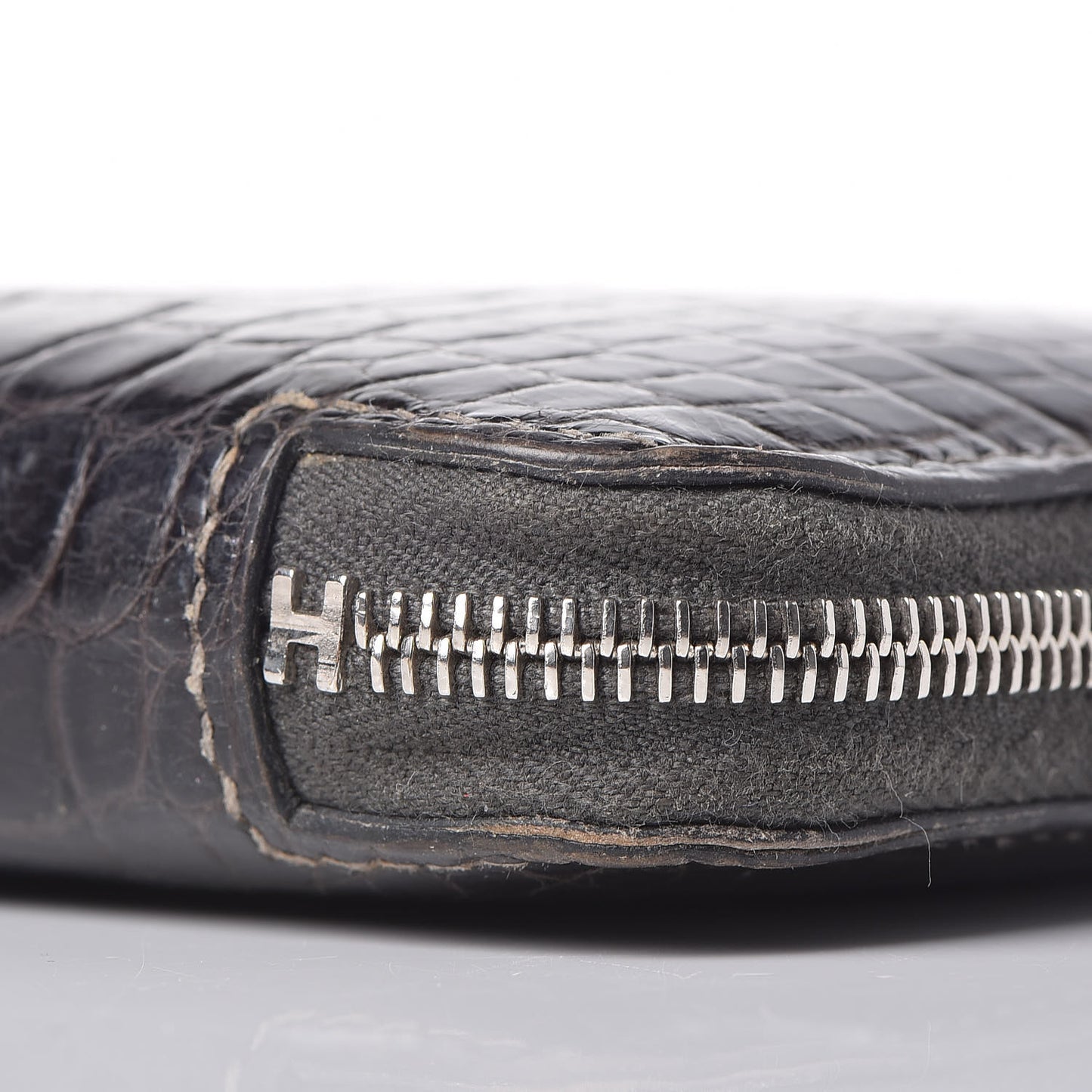 Shiny Alligator Azap Wallet Graphite