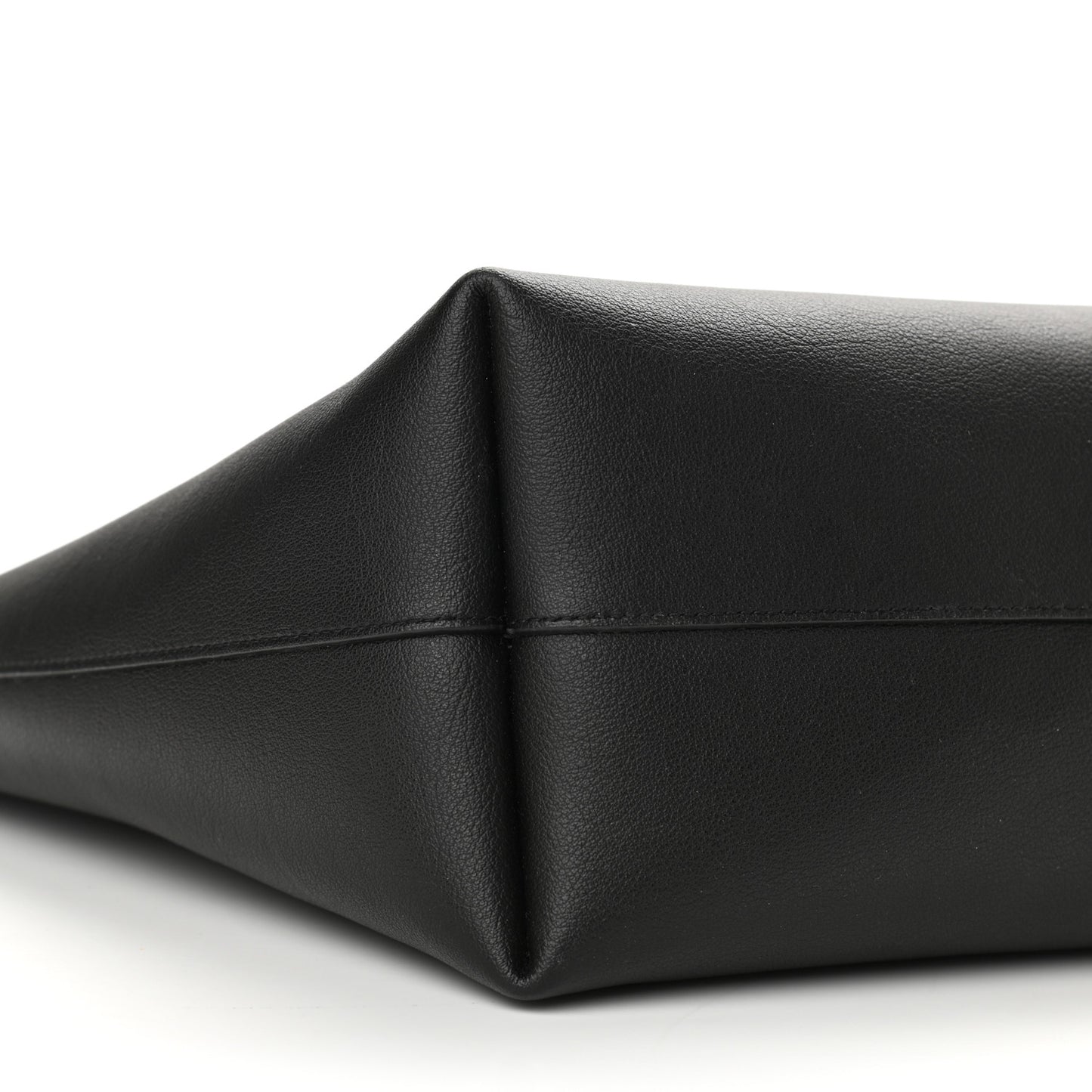 Calfskin Large Shopping Tote Black