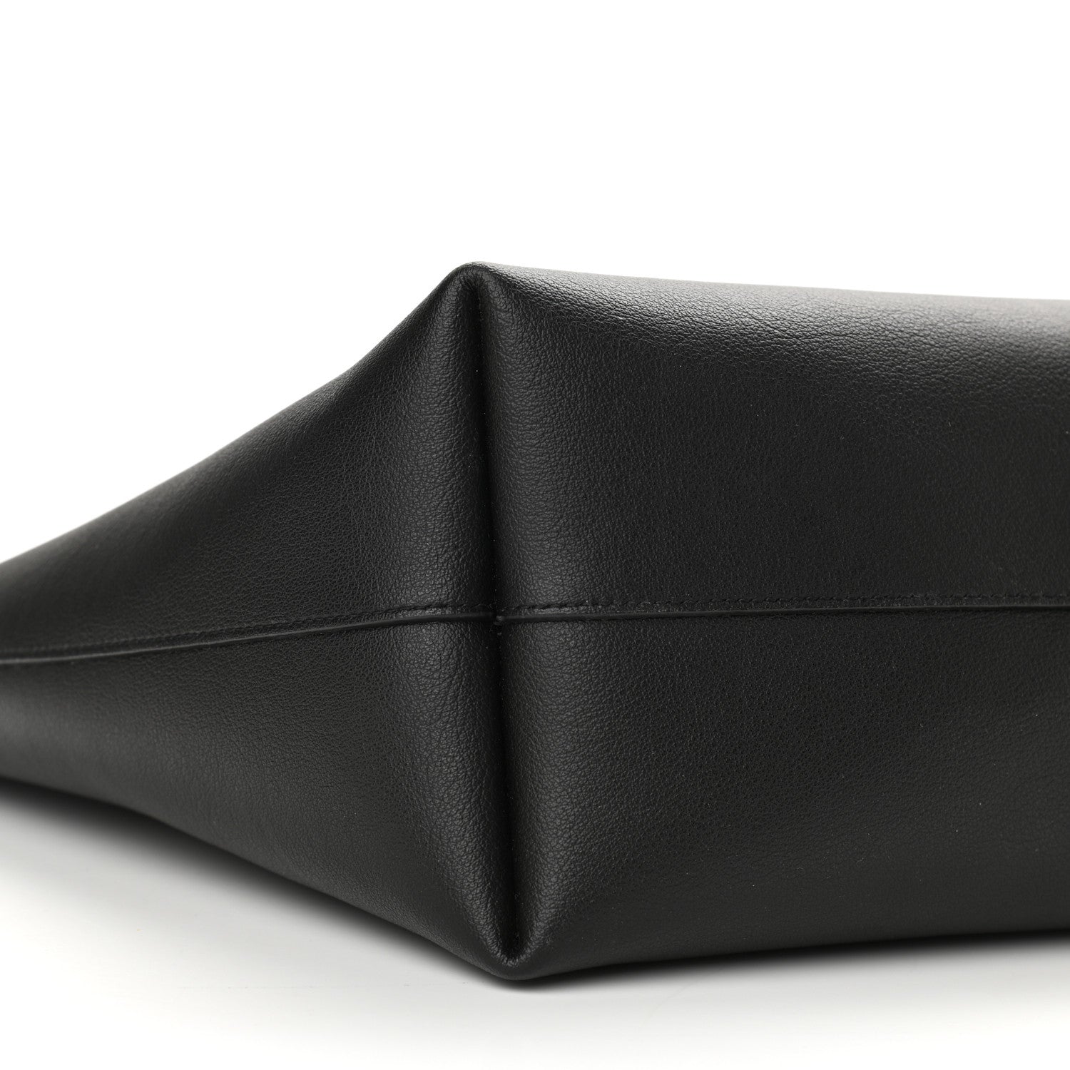 Saint Laurent Calfskin Large Shopping Tote Black 10 of 12
