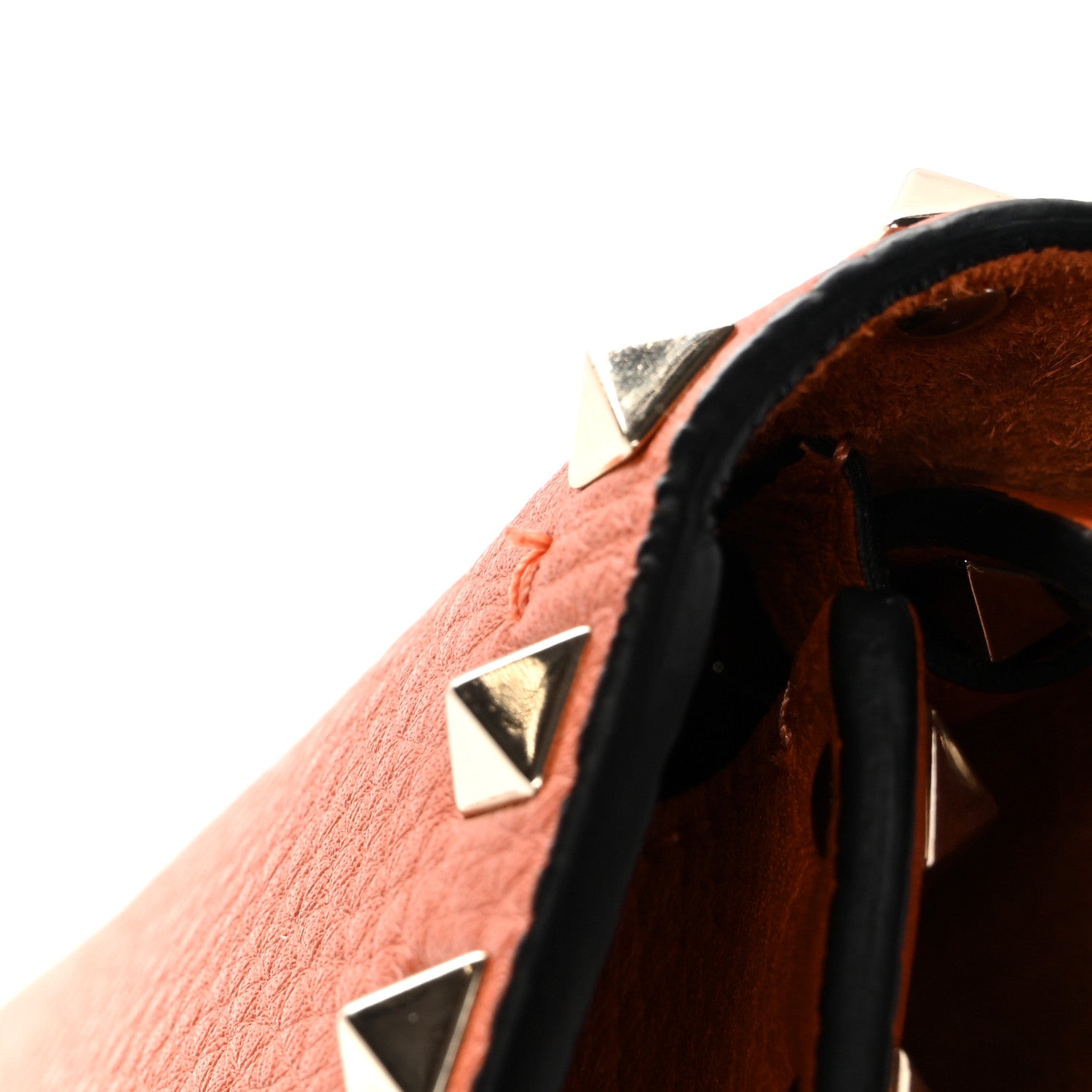 Valentino Garavani Pebbled Calfskin Medium Rockstud Flip Lock