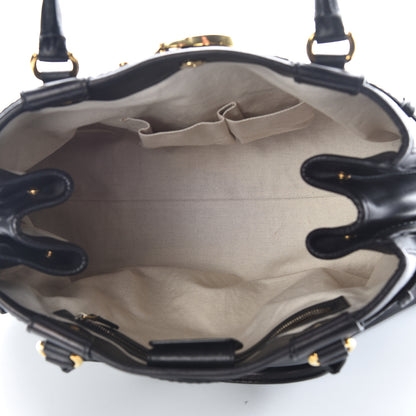 Gucci Calfskin Large GG Running Tote Black 5 of 14