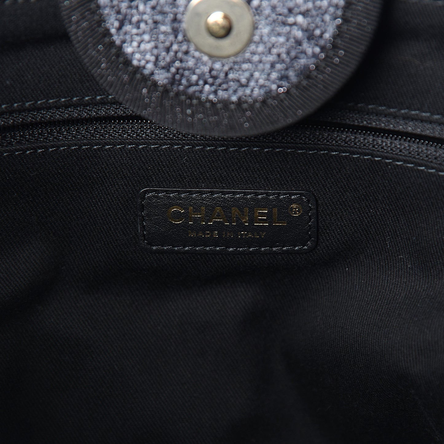 Canvas Medium Deauville Tote Charcoal
