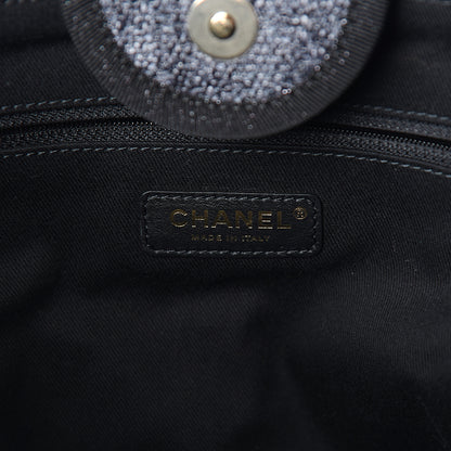 Chanel Canvas Medium Deauville Tote Charcoal 5 of 9