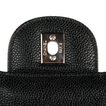 Chanel Caviar Quilted Jumbo Single Flap Black 8 of 8