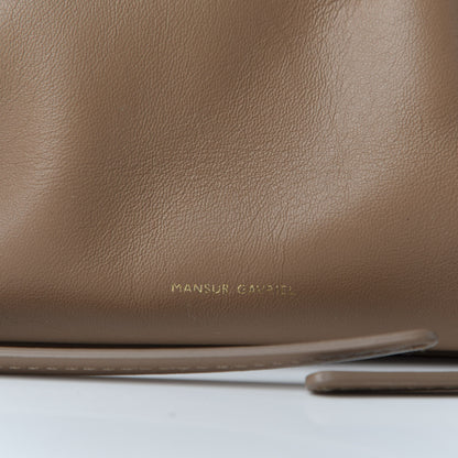 Mansur Gavriel Lambskin Mini Protea Bag Biscotto 9 of 9