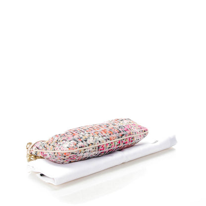 Fendi Zucchino Vitello Floral Forever Pochette Rosa Papaya Rosa Confetto 4 of 8