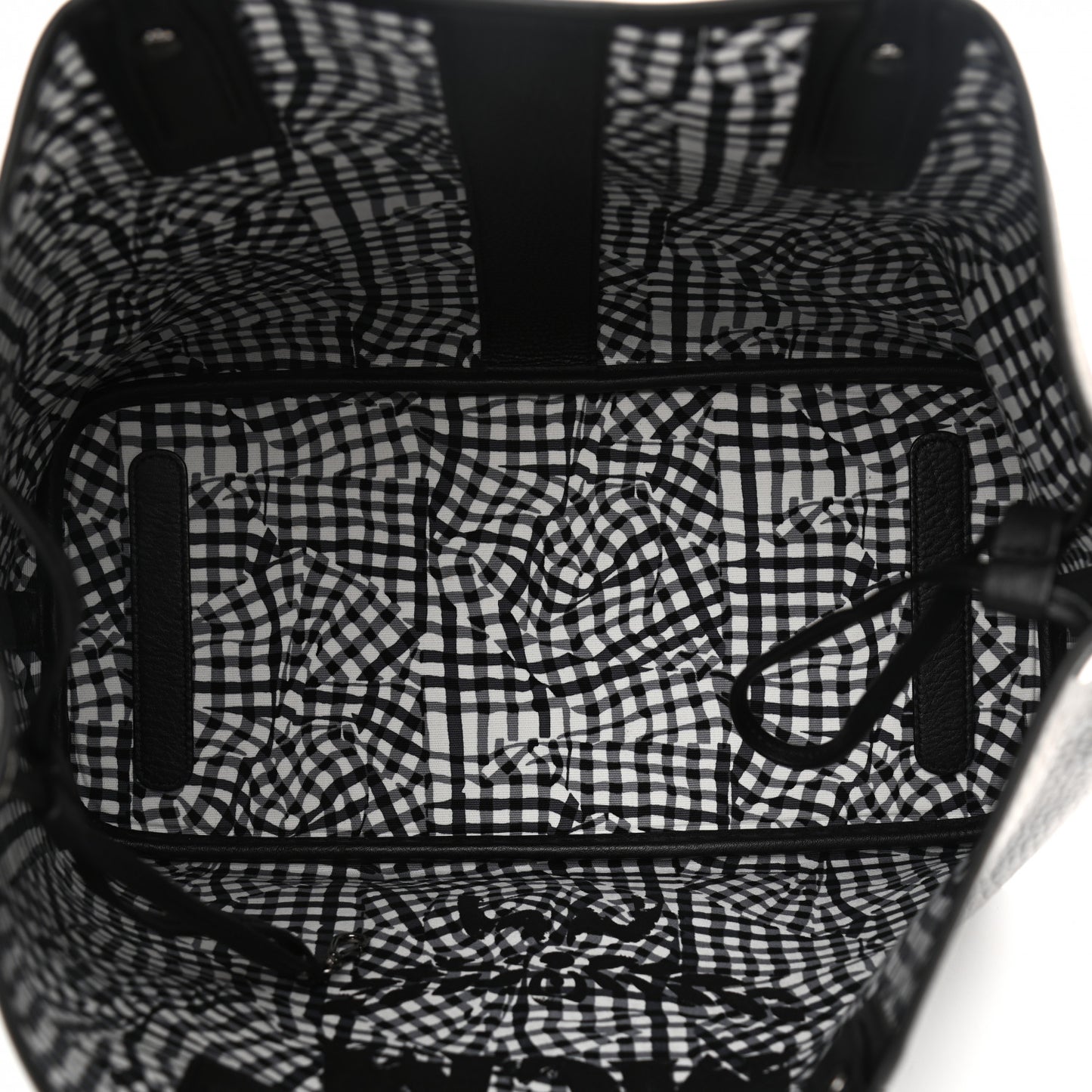 Visetos Medium Reversible Shopper Tote Black