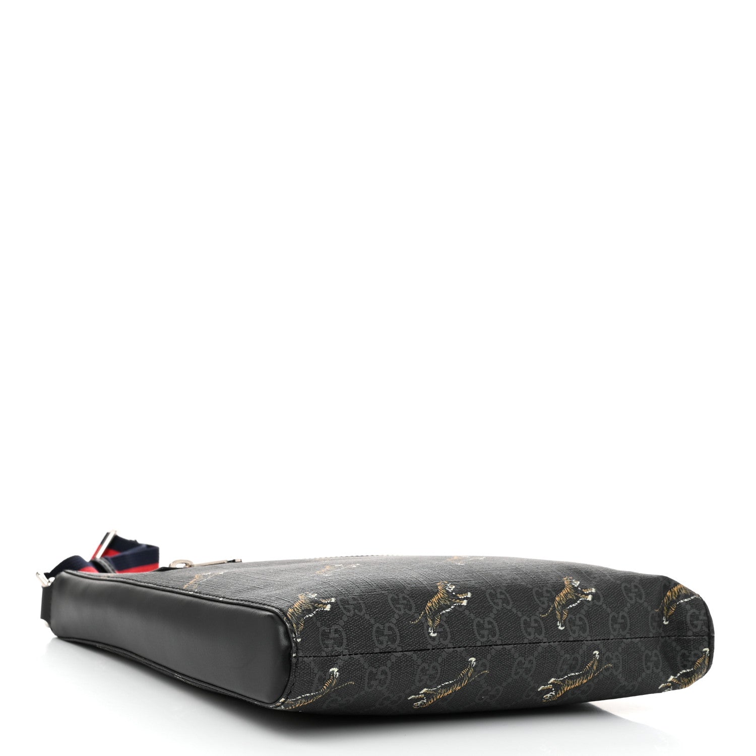Gucci GG Supreme Monogram Tigers Web Messenger Bag Black Multicolor 4 of 10