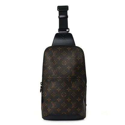 Louis Vuitton Monogram Macassar Avenue Sling Bag 1 of 9