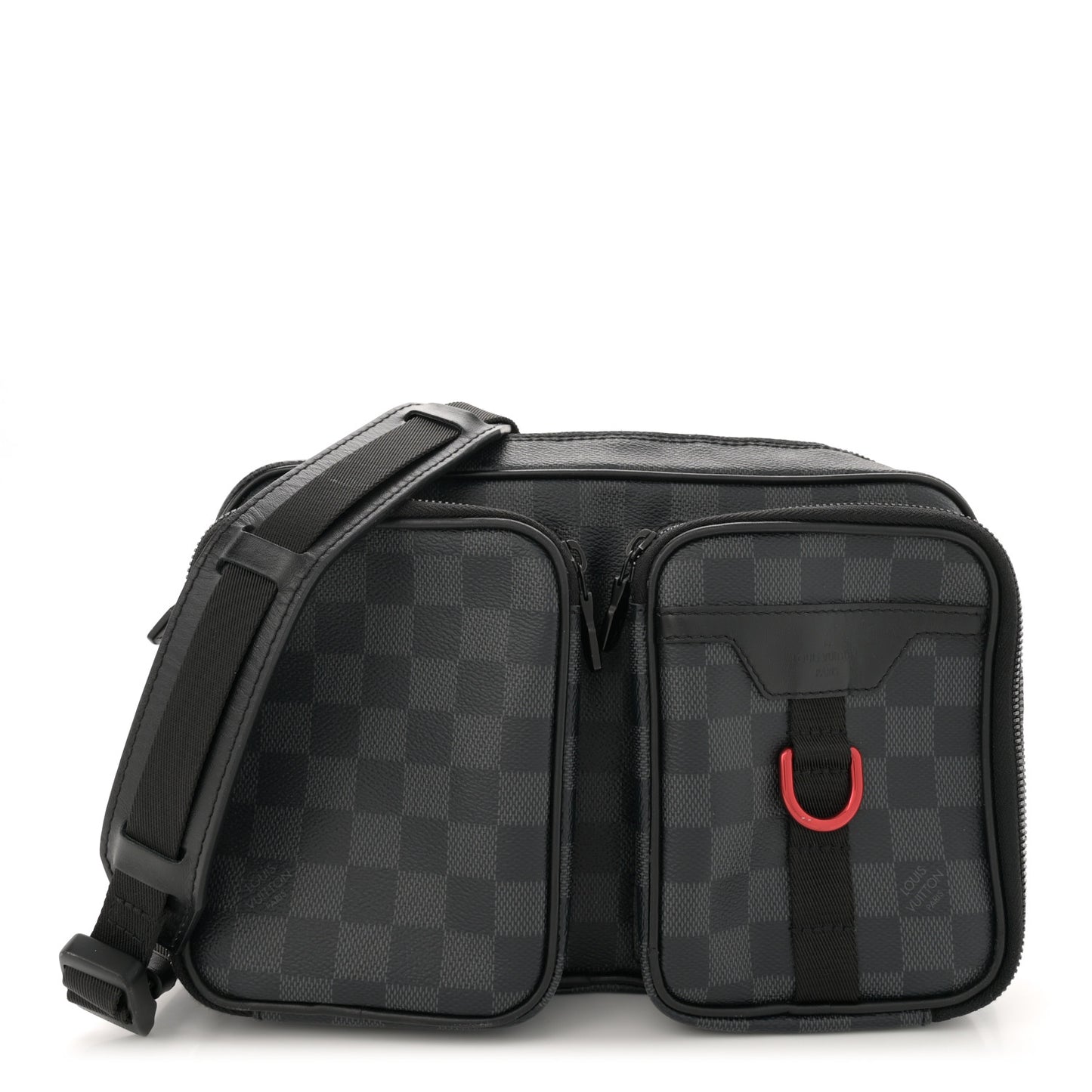 Damier Graphite Utility Messenger