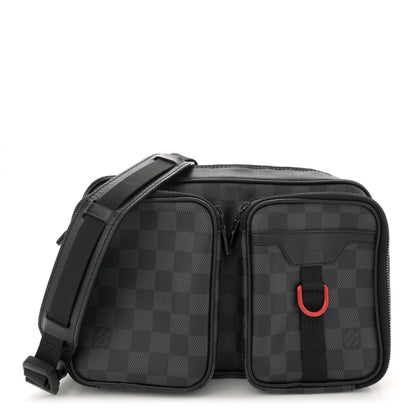 Louis Vuitton Damier Graphite Utility Messenger 1 of 12