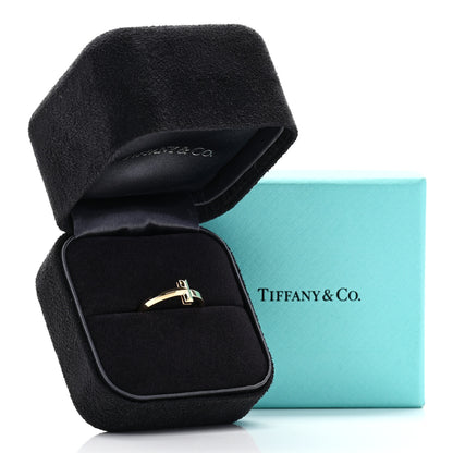 Tiffany 18K Yellow Gold T T1 Ring 54 7 5 of 5