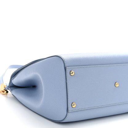 Dolce & Gabbana Dauphine Medium Miss Sicily Satchel Fiordaliso 7 of 8