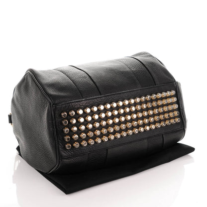 Alexander Wang Pebbled Lambskin Rocco Black Pale Gold Hardware 4 of 7