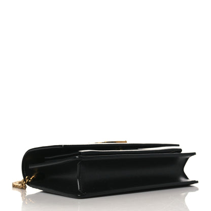 Saint Laurent Calfskin Monogram Sunset Chain Wallet Black 3 of 7