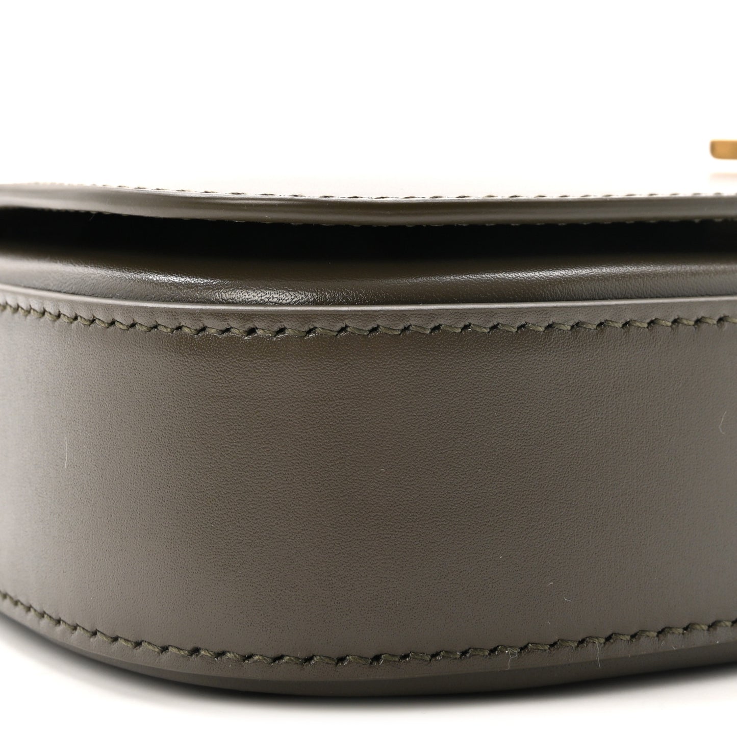 Box Calfskin Mini Voltaire Shoulder Bag  Deep Musk