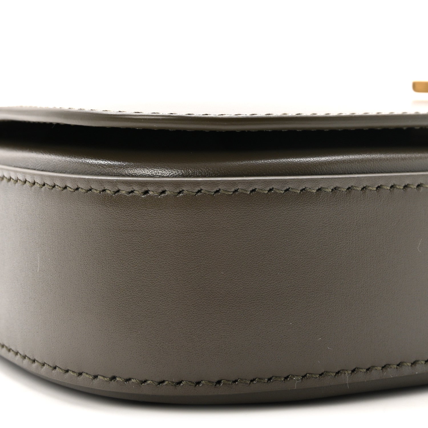 Saint Laurent Box Calfskin Mini Voltaire Shoulder Bag  Deep Musk 8 of 10