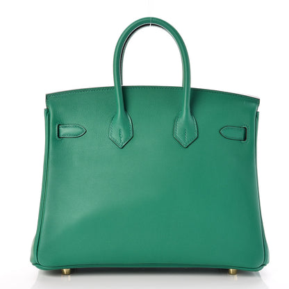 Hermes Swift Birkin 25 Vert Vertigo 4 of 31
