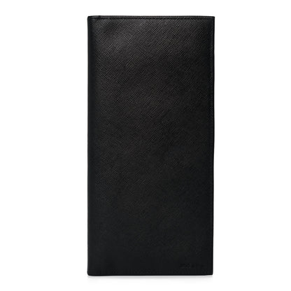 Prada Saffiano Travel Wallet Black 1 of 12
