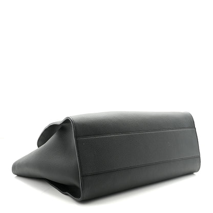 The Row Matte Grained Calfskin Marlo 17 Dark Pine 4 of 10