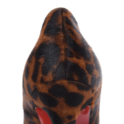 Christian Louboutin Pony Hair So Kate 120 Pumps 38.5 Leopard Black 8 of 8