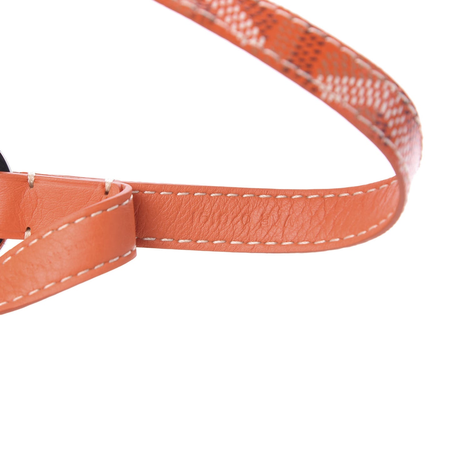 Goyardine Sesame Key Holder Orange