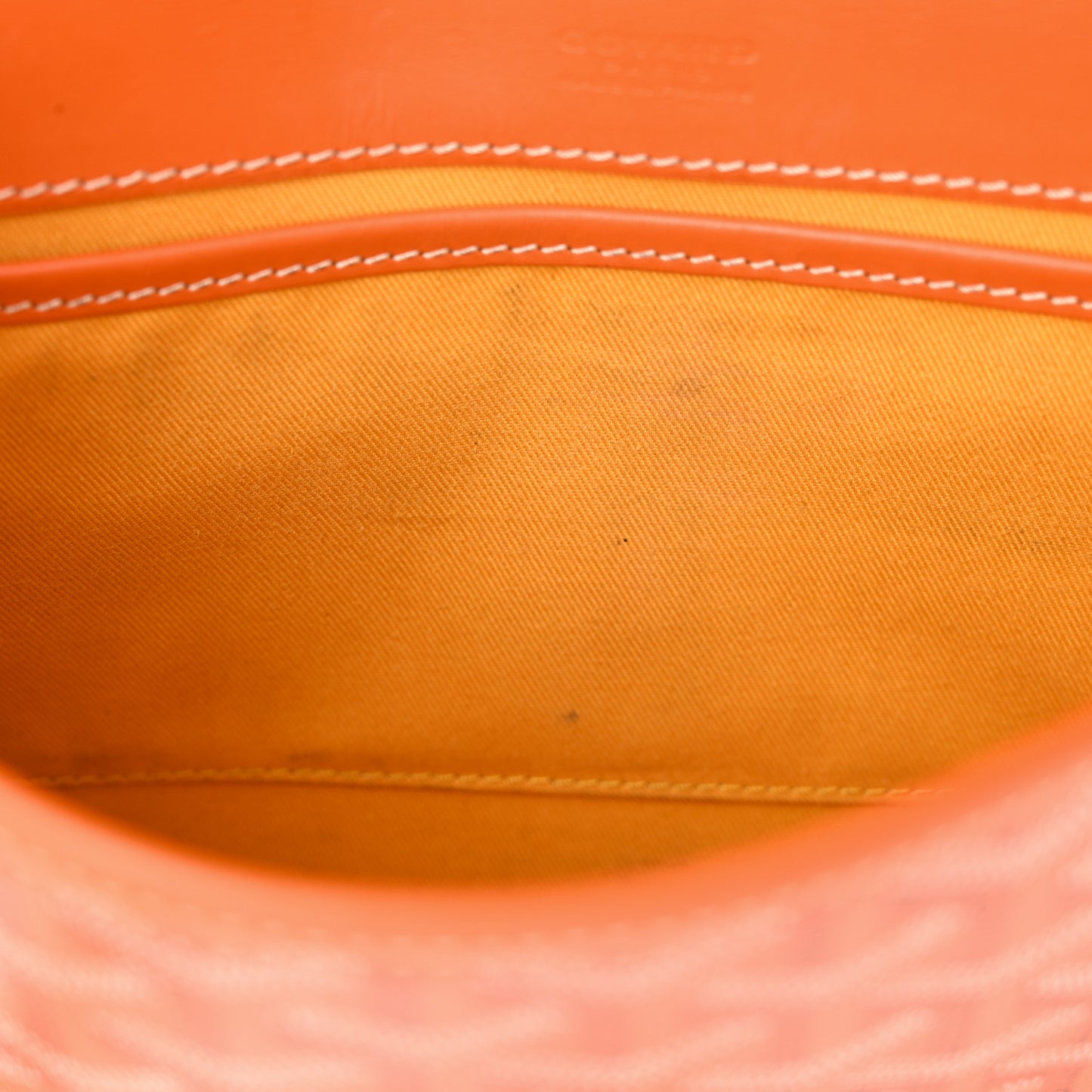 Goyardine Belvedere II PM Messenger Bag Orange