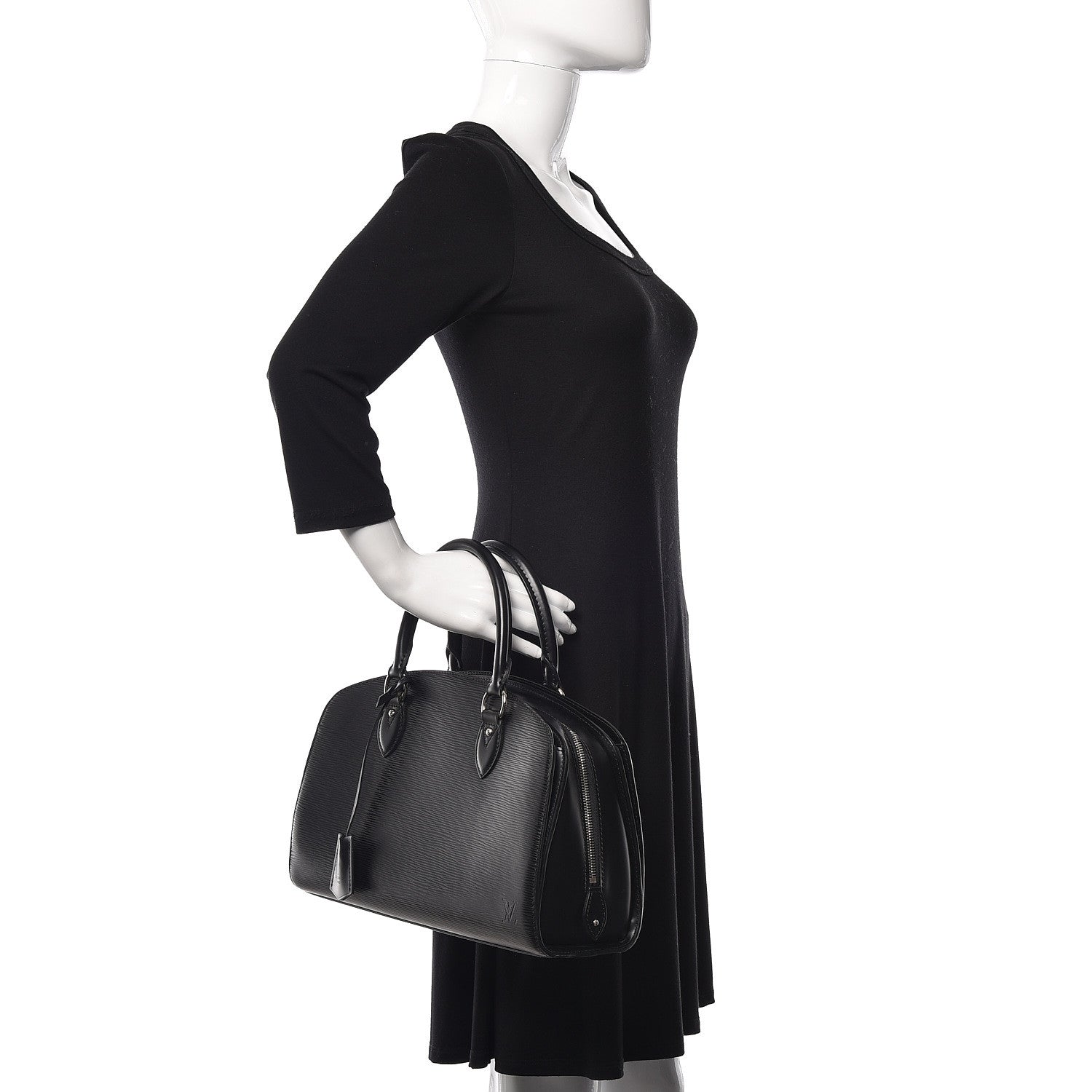 Louis Vuitton Epi Pont-Neuf PM Black 2 of 17