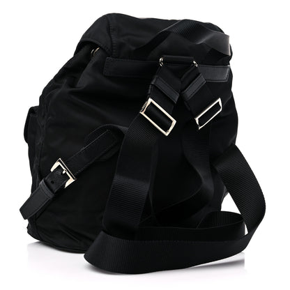 Prada Tessuto Nylon Saffiano Small Backpack Black 3 of 10