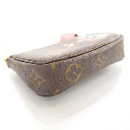 Louis Vuitton Monogram Illustre Mini Pochette Accessories Rose 4 of 7