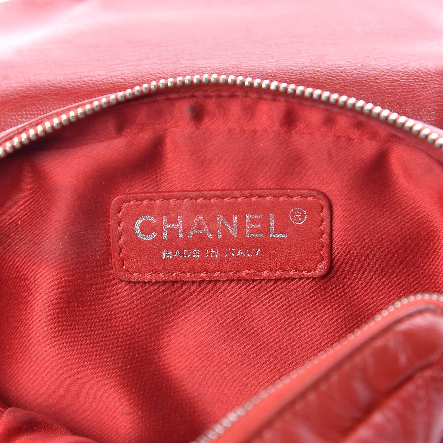 Lambskin Quilted WOC Mini Flap Red