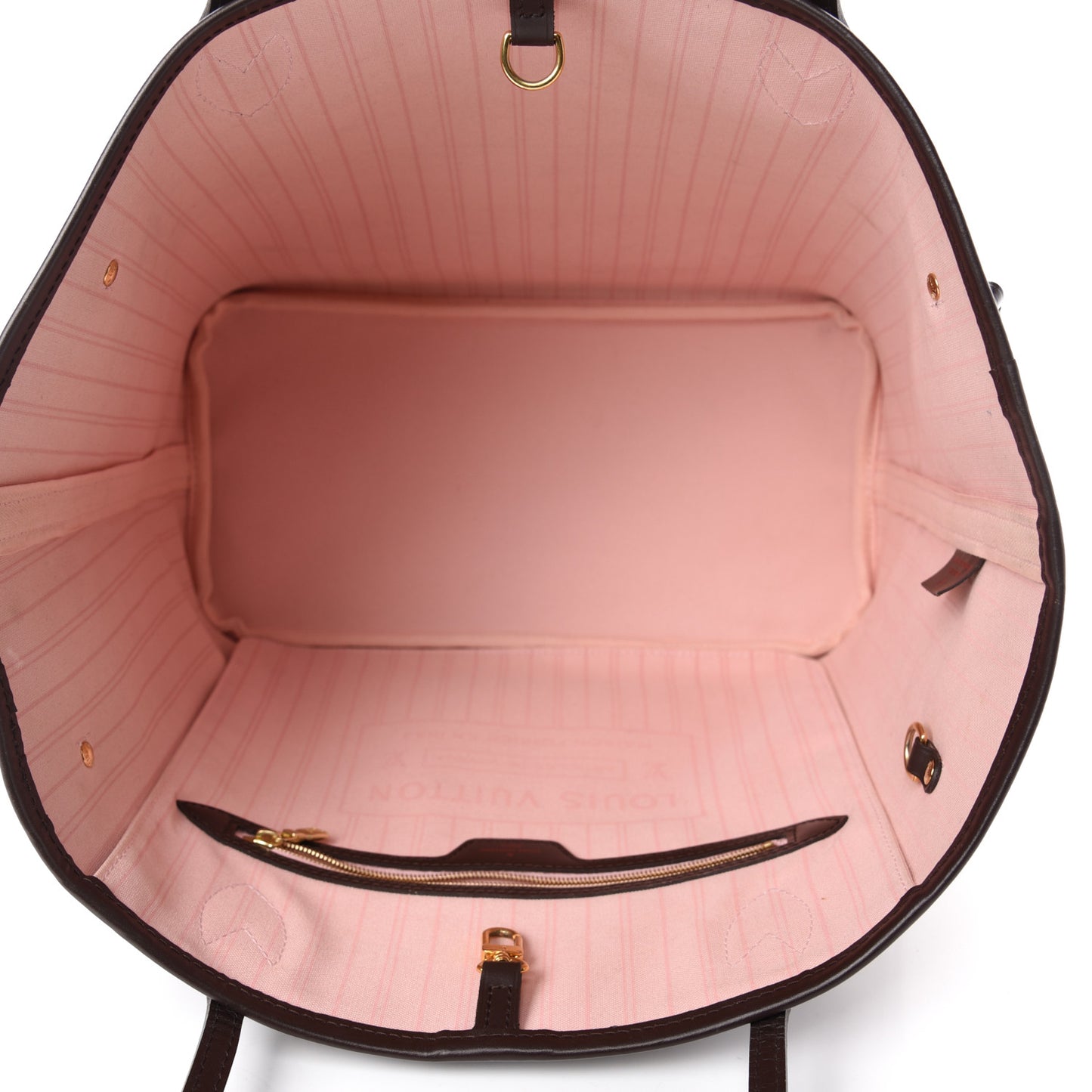 Damier Ebene Neo Neverfull MM Rose Ballerine